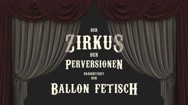 Der Ballon Fetisch. Es quietscht und manchmal knallt es auch.